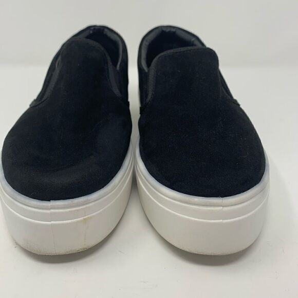 Topshop Black Suede Slip on sneakers size 6 (39) - Picture 3 of 10